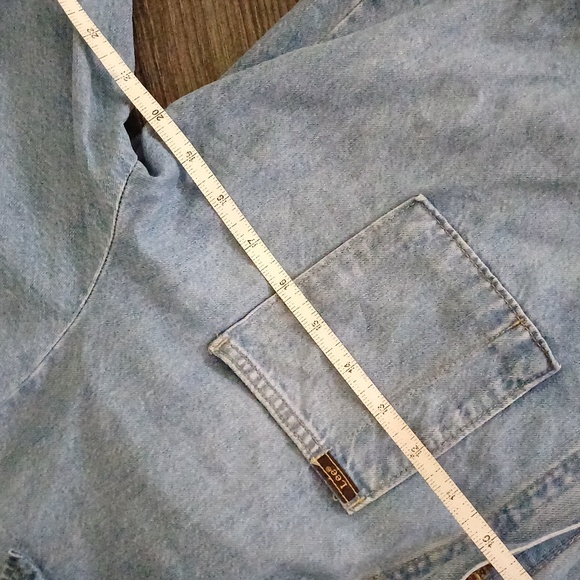 Lee Union- all coverall overall denim with heart patch S - Picture 4 of 16